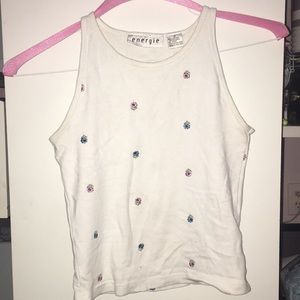 Energie Halter Styled Tank Top